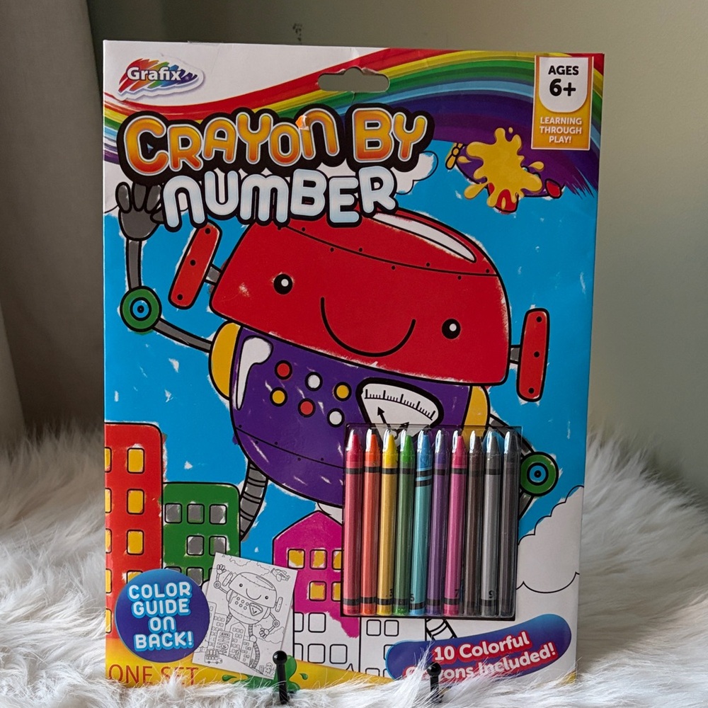 Grane Crayon by Number Set - Bright and Colorful